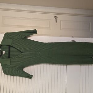 Abercrombie Mini Dress With Quarter Zip